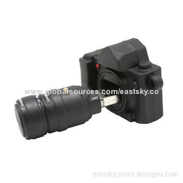 Custom Camera Shape Thumb Drive Made of Soft PVC Material, OEM Orders Welcomed